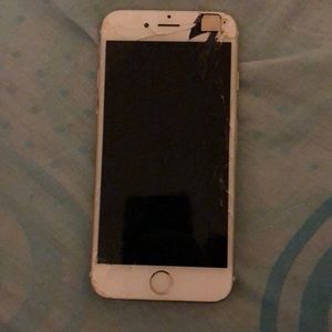 Gold and white iPhone 6